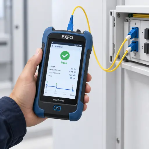 Diagnóstico rápido de fibra óptica