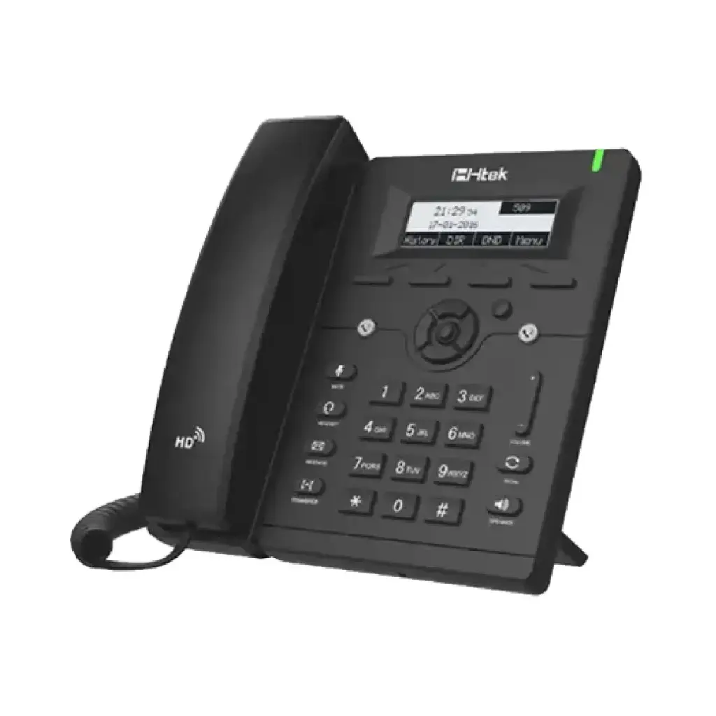 Teléfono IP Empresarial HD PoE 2 Cuentas SIP UC902SP con Conferencia de 5 Vías / Htek
