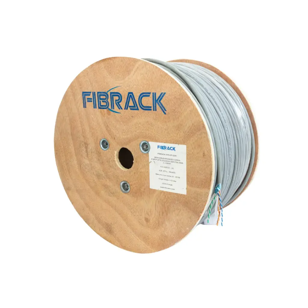 Cable Cat6A F/UTP Blindado 23AWG 4 Pares LSZH Alta Velocidad 10Gbps / FIBRACK GIGACABLE ADVANCED