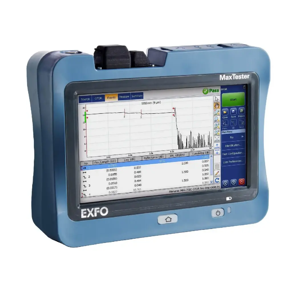OTDR EXFO MaxTester 730D (Optimizado para FTTx y PON)
