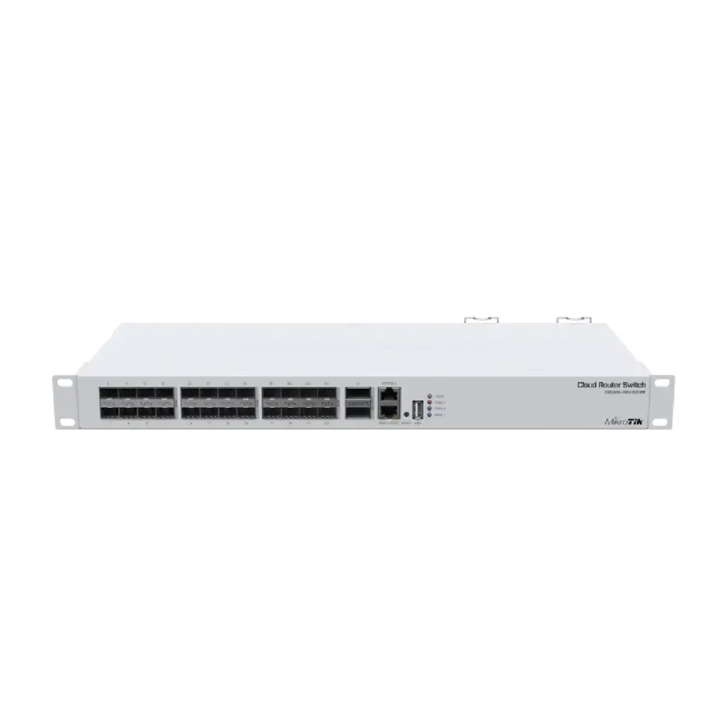 Switch MikroTik CRS326-24S+2Q+RM con 24 SFP+ 10G y 2 QSFP+ 40G