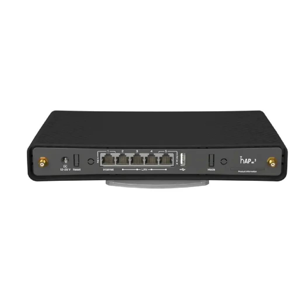 Router WiFi MikroTik hAP ac³ Dual Band Gigabit | FIS Ecuador