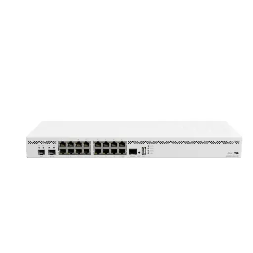 [1TEL.004.01.0238] Router MikroTik CCR2004-16G-2S+ 16 Puertos Gigabit + 2 SFP+ 10G Alto Rendimiento
