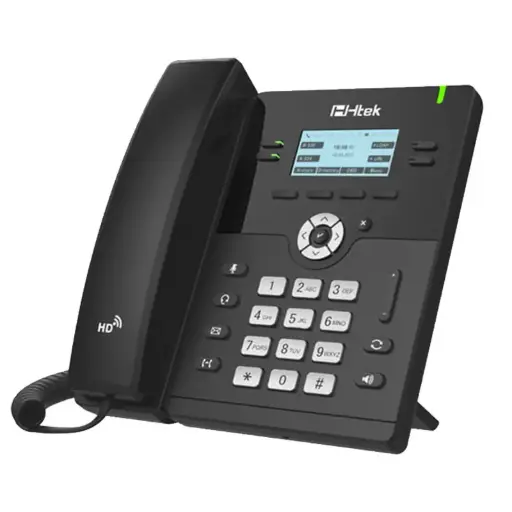 Teléfono IP Empresarial Gigabit HD PoE 4 Cuentas SIP UC921G con Pantalla Color / Htek