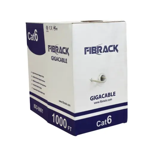CABLE CAT 6 GIGACABLE U/UTP 23AWGX4P CM GRIS (FIBRACK)