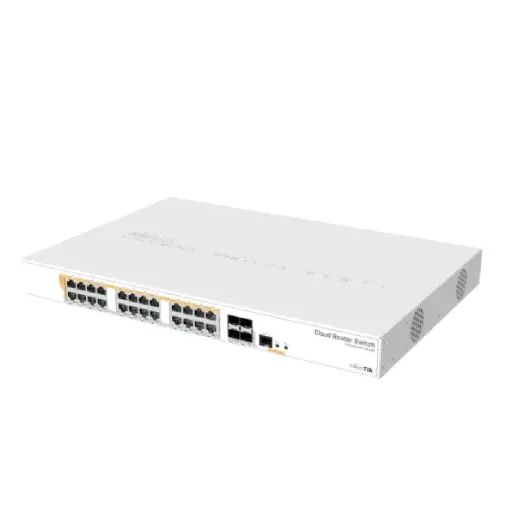 Switch MikroTik CRS328-24P-4S+RM 24 Puertos Gigabit PoE y 4 SFP+ 10G